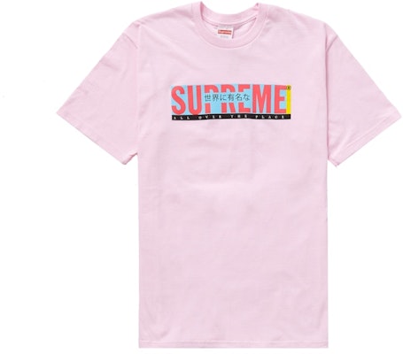 Supreme Camiseta 'Light Pink' Estampado Total Buy Supreme Camiseta 'Light Pink' Estampado Total