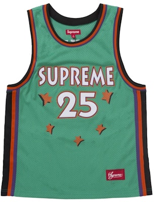 Supreme All Star Basketball Jersey (SS25) Green Buy Supreme All Star Basketball Jersey (SS25) Green