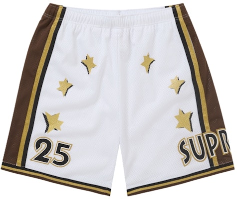 Supreme All Star Basketball Short (SS25) White Buy Supreme All Star Basketball Short (SS25) White