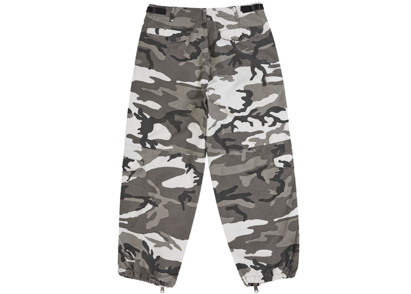 Order Supreme Alpha Industries Pantalón de Vuelo Algodón Camo Nieve