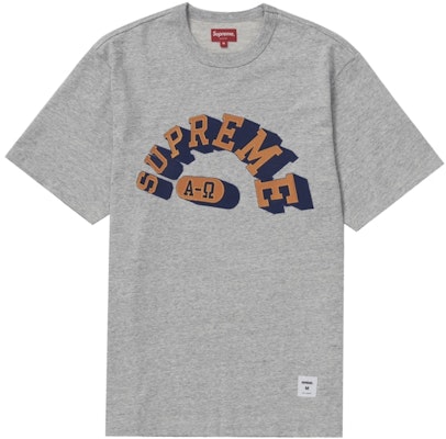 Supreme Alpha Omega S/S Top Heather Grey Buy Supreme Alpha Omega S/S Top Heather Grey