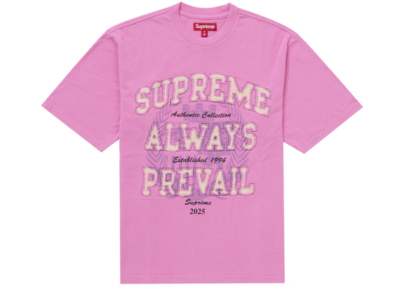 Supreme Always Prevail S/S Top Pink