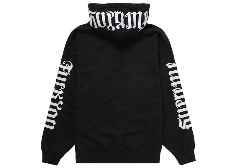 Order シュプリーム反転ロゴフーディ (黒)
