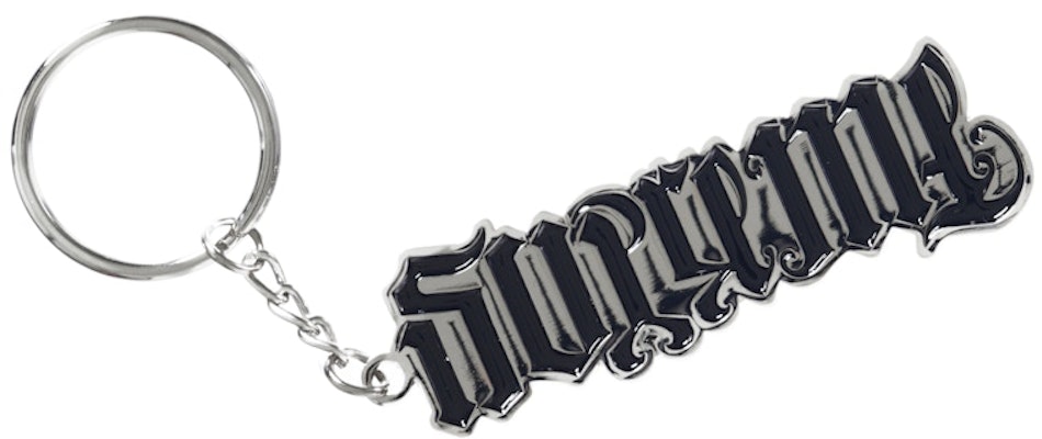 Supreme Ambigram Keychain Black Buy Supreme Ambigram Keychain Black