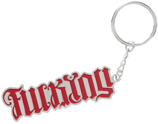 Supreme Ambigram Keychain Red Order Supreme Ambigram Keychain Red
