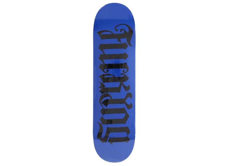 Supreme Ambigram Skateboard Deck Blue