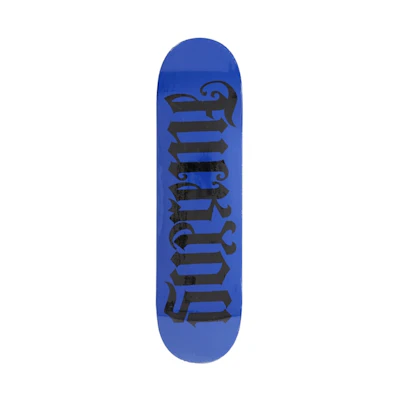 Supreme Ambigram Skateboard Deck Blue