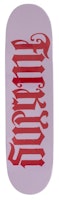 Supreme Ambigram Skateboard Deck Pink Supreme Ambigram Skateboard Deck Pink