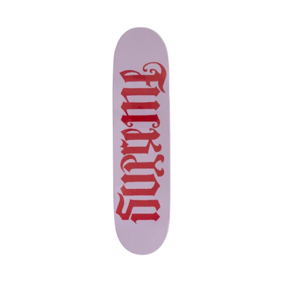 Supreme Ambigram Skateboard Deck Pink
