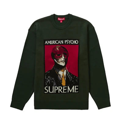Supreme American Psycho Sweater Green