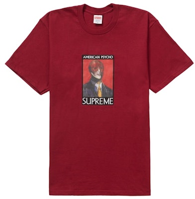 Camiseta Supreme American Psycho Cardinal Roja. Buy Camiseta Supreme American Psycho Cardinal Roja.
