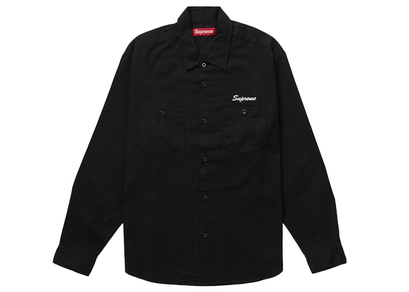 Supreme American Psycho Work Shirt Black 圖 2