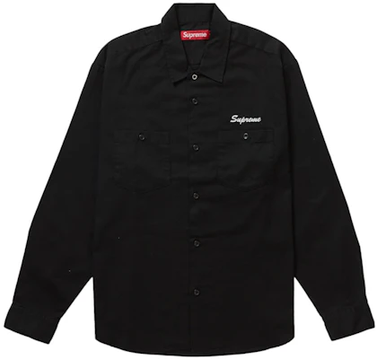 Supreme American Psycho Kemeja Kerja Hitam Order Supreme American Psycho Kemeja Kerja Hitam
