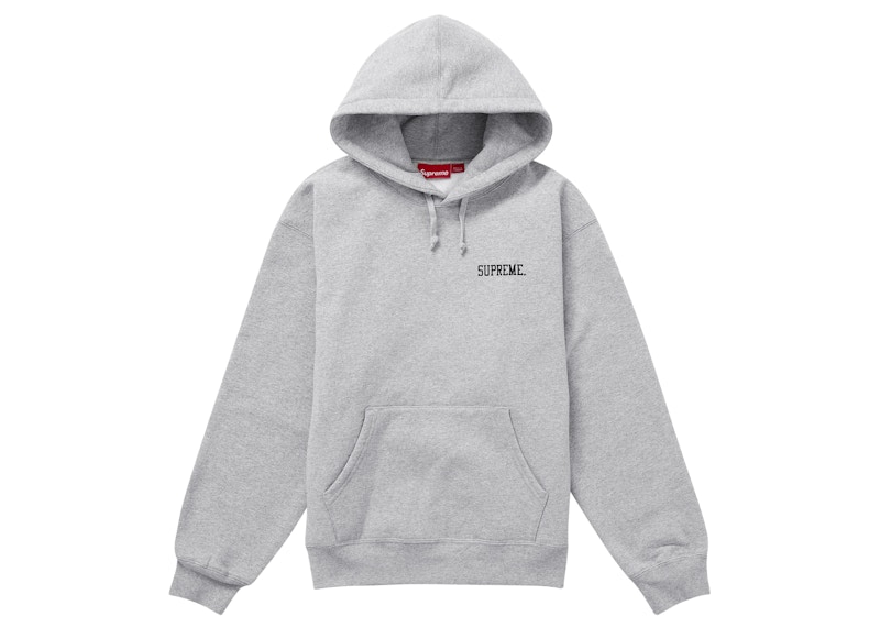 Buy 슈프림 아나키 후드 스웨트셔츠 헤더 그레이