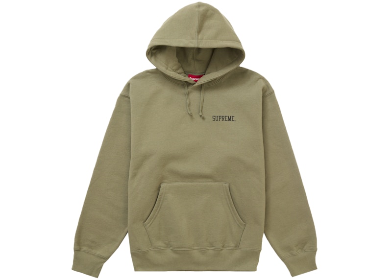 Supreme Anarchy Hooded Sweatshirt Light Olive