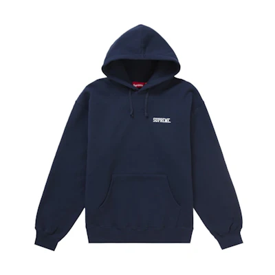 Supreme Anarchy Hooded Sweatshirt Navy