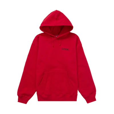 Supreme Anarchy Hooded Sweatshirt Red