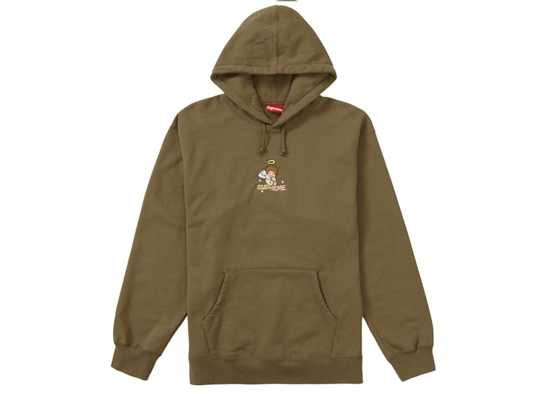 Supreme Angel Hooded Sweatshirt 'Olive Brown'