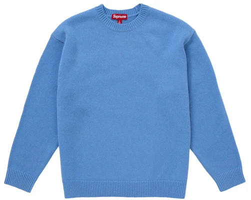 Supreme Angora Script Sweater Biru Muda Order Supreme Angora Script Sweater Biru Muda