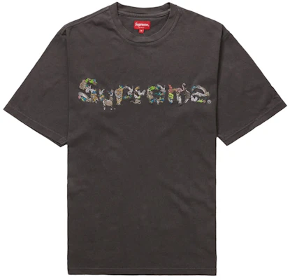 Supreme 动物王国短袖上衣 黑色 Buy Supreme 动物王国短袖上衣 黑色