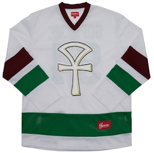 シュプリーム アンク・ホッケージャージー ホワイト Buy シュプリーム アンク・ホッケージャージー ホワイト