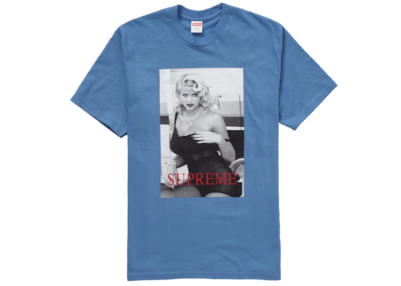 Buy Supreme 安娜·妮可·史密斯T恤灰尘浅皇家蓝