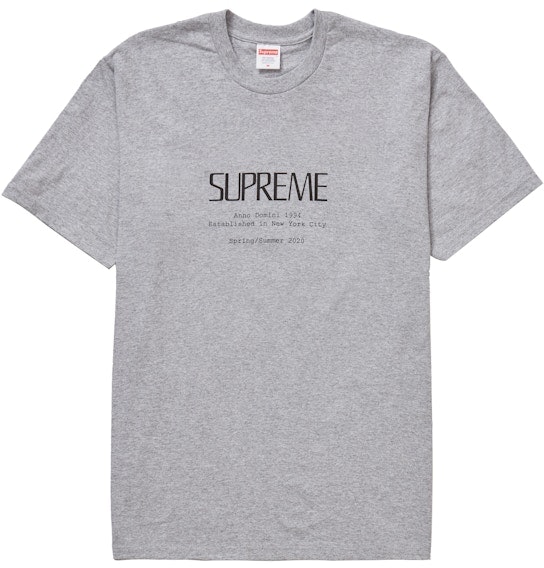 supreme-anno-domini-tee-heather-grey