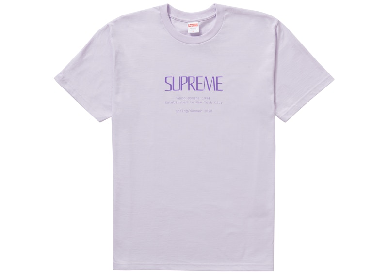 Supreme Anno Domini Tee Light Purple