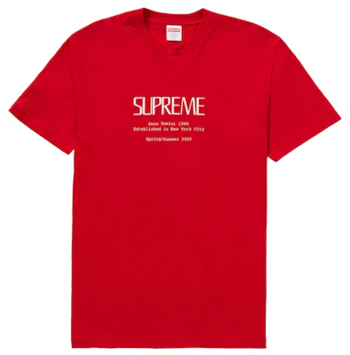 Supreme Anno Domini Kaos Merah Buy Supreme Anno Domini Kaos Merah