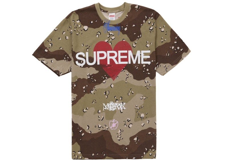 Supreme Announcing Tee Chocolate Chip Camo