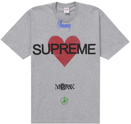 Supreme Camiseta Anunciando Heather Gris Buy Supreme Camiseta Anunciando Heather Gris
