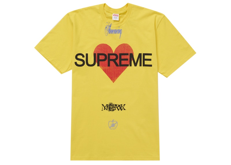 Supreme Announcing Tee Yellow