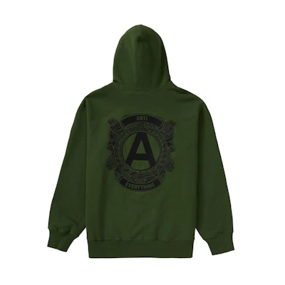 Supreme Anti Hooded Sweatshirt Green