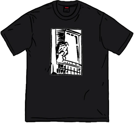 Supreme Antihero Balcony Baju-T Hitam Buy Supreme Antihero Balcony Baju-T Hitam