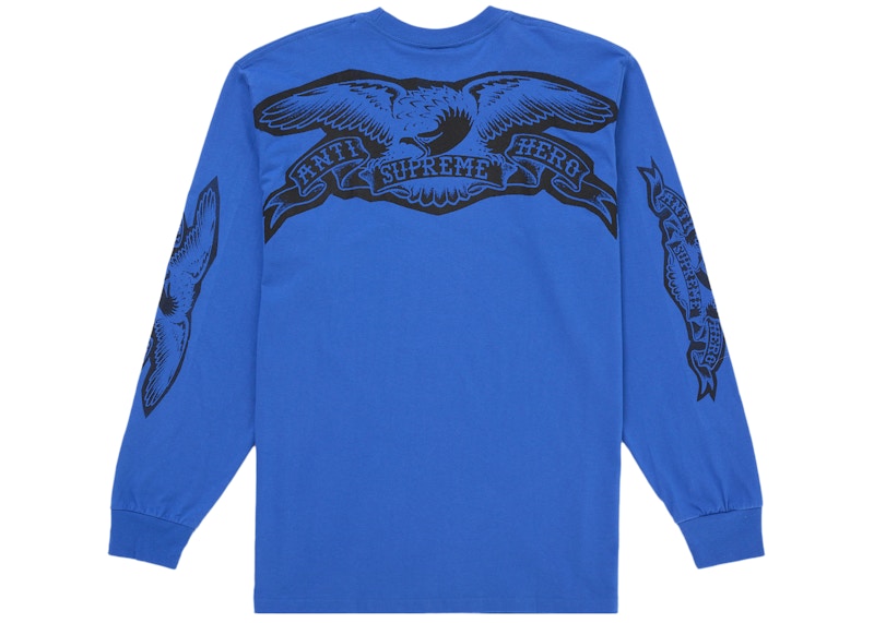 Supreme ANTIHERO Eagle L/S Tee Blue