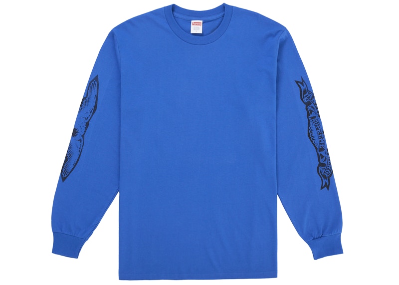 Supreme ANTIHERO Eagle L/S Tee Blue 圖 2