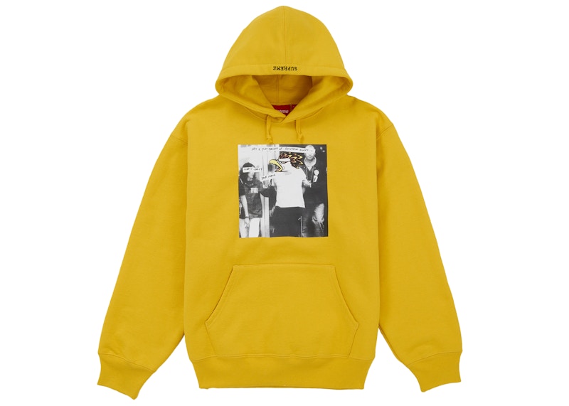 Supreme ANTIHERO Hooded Sweatshirt (FW25) Yellow
