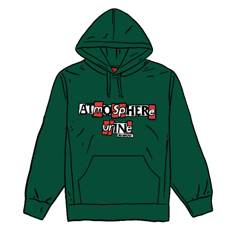 Supreme Antihero Hooded Sweatshirt Dark Green
