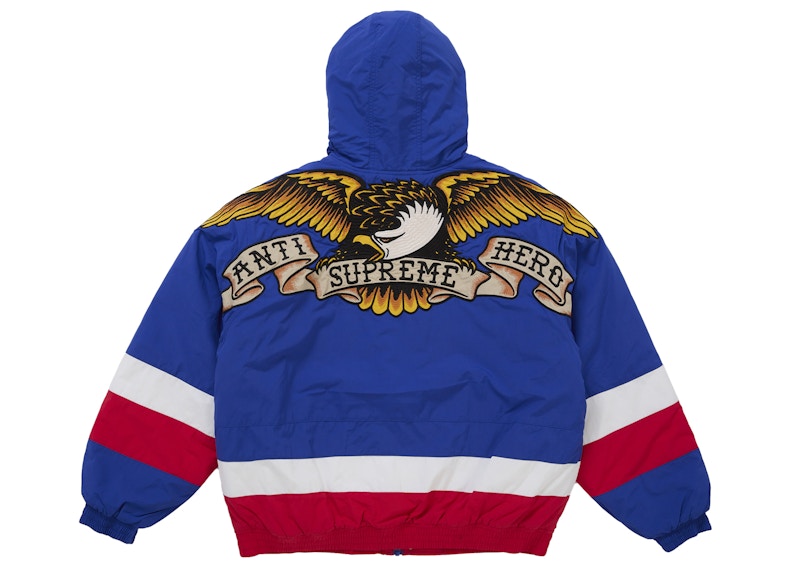 Supreme ANTIHERO Stadium Jacket Blue 圖 3