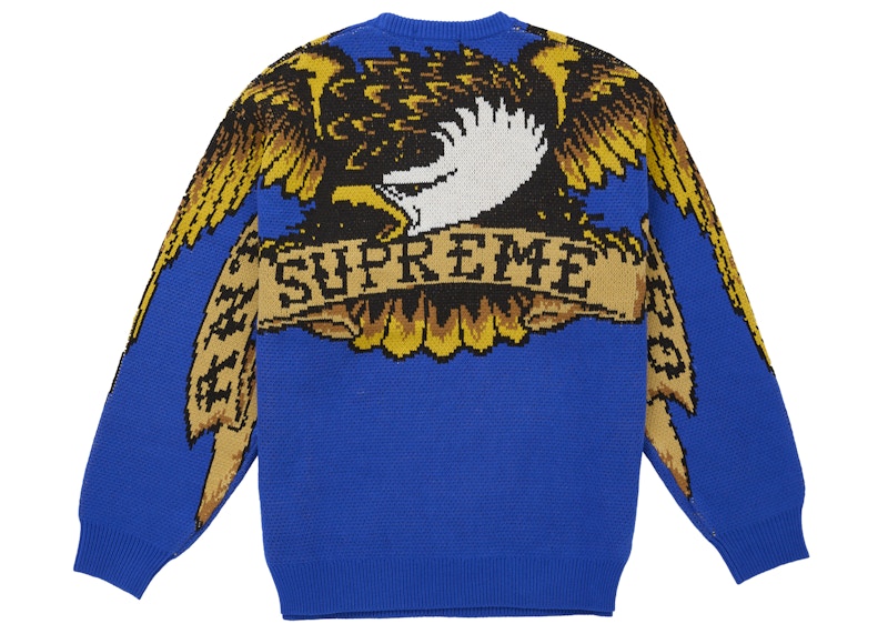 Supreme ANTIHERO Sweater Blue