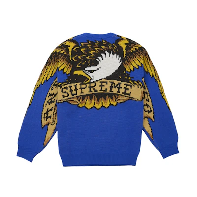 Supreme ANTIHERO Sweater Blue