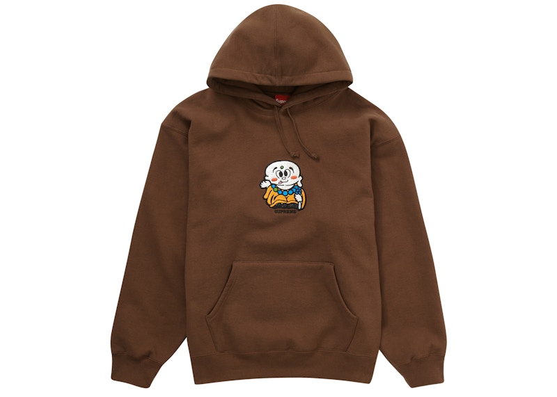 Supreme AOI Buddha Hooded Sweatshirt Brown