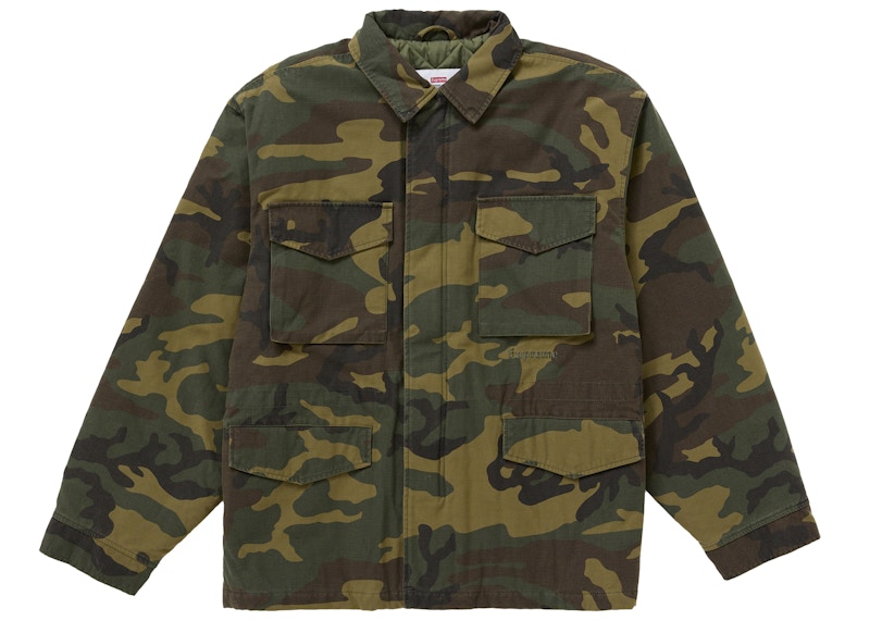 Supreme AOI Cross M52 Jacket Woodland Camo