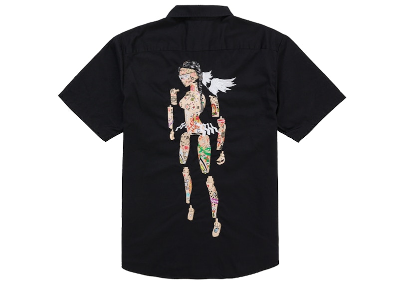 Order Supreme AOI Cyborg Kemeja Kerja Lengan Pendek Hitam