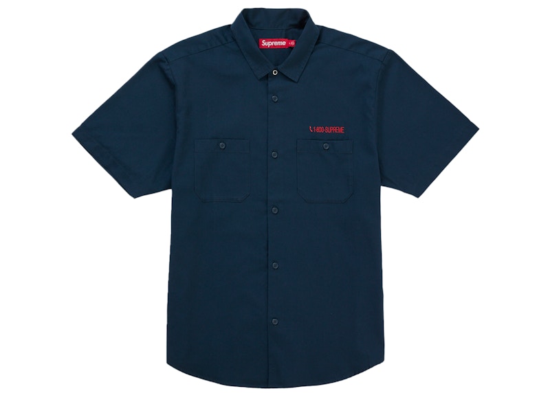 Supreme AOI Cyborg S/S Work Shirt Blue