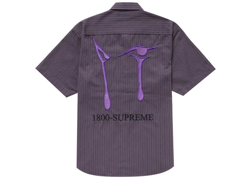 Order Supreme AOI Eyes S/S Work Shirt Stripe