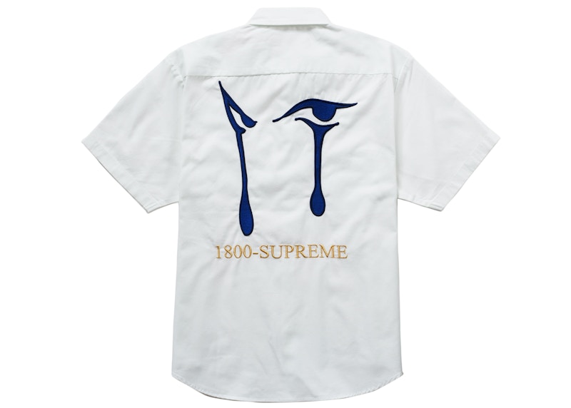 Supreme AOI Eyes S/S Work Shirt White