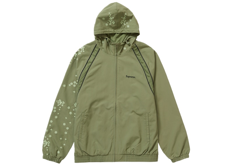 Supreme AOI Glow-in-the-Dark Track Jacket 'Olive'
