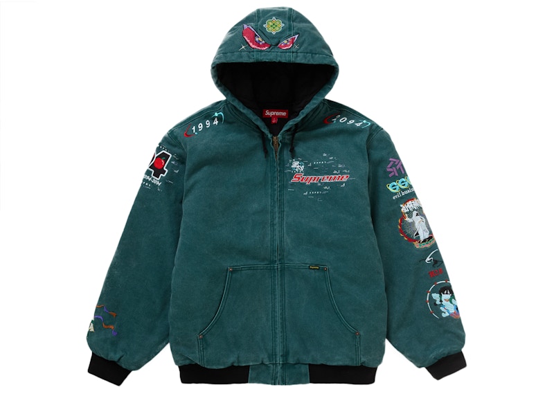 Supreme AOI Hooded Work Jacket Teal