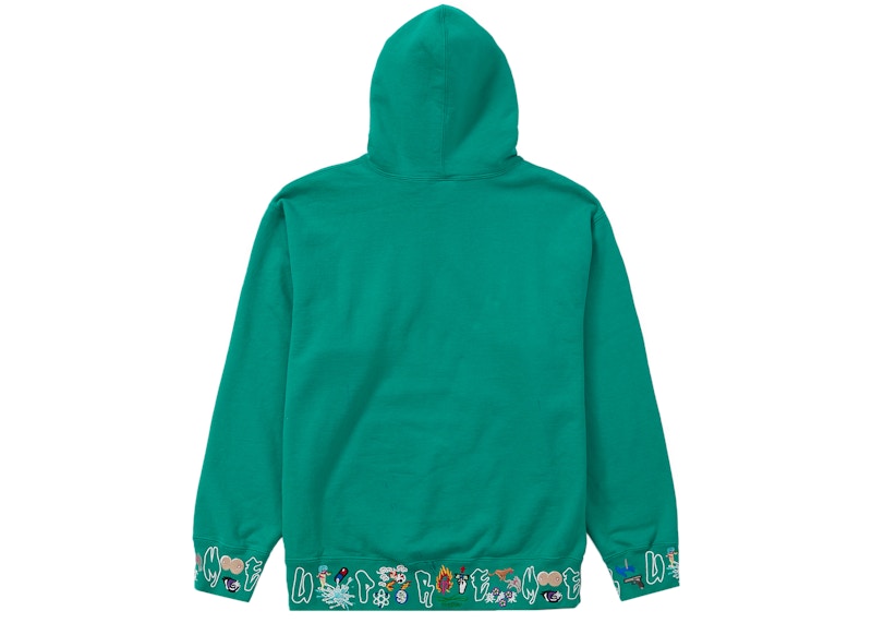 Order Supreme AOI Icons Hoodie Sweatshirt Biru Tua